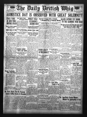 Daily British Whig (1850), 11 Nov 1925