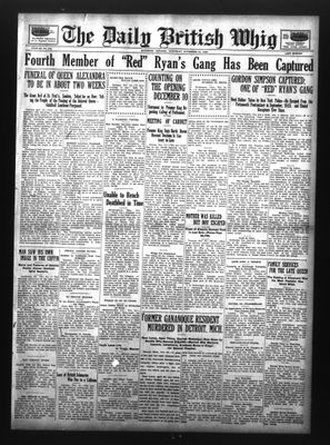 Daily British Whig (1850), 21 Nov 1925