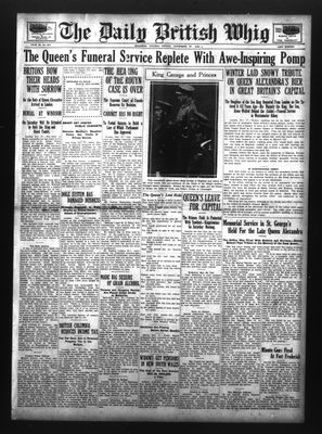 Daily British Whig (1850), 27 Nov 1925