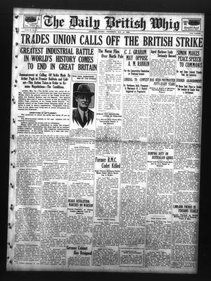 Daily British Whig (1850), 12 May 1926