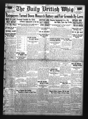 Daily British Whig (1850), 18 May 1926