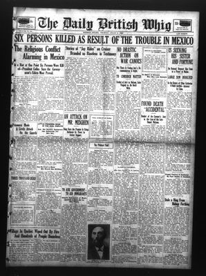 Daily British Whig (1850), 5 Aug 1926