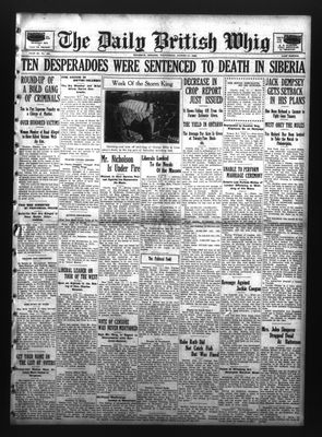 Daily British Whig (1850), 11 Aug 1926