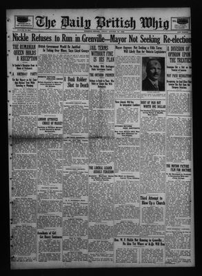 Daily British Whig (1850), 29 Oct 1926