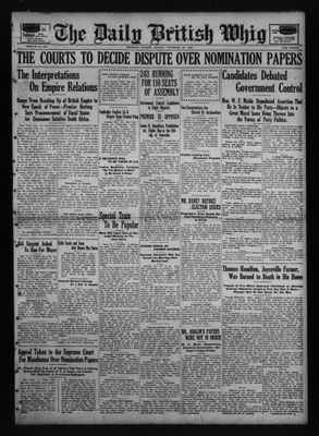 Daily British Whig (1850), 22 Nov 1926