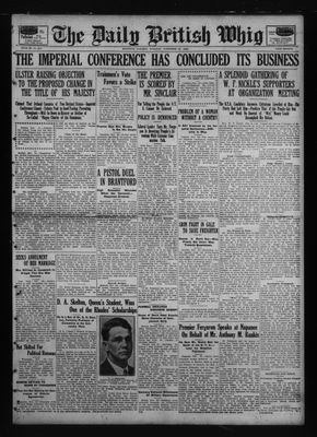 Daily British Whig (1850), 23 Nov 1926