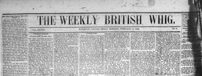 Weekly British Whig