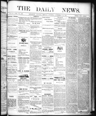 Kingston News (1868), 22 Sep 1873