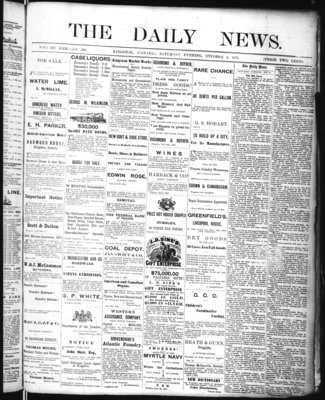 Kingston News (1868), 4 Oct 1873