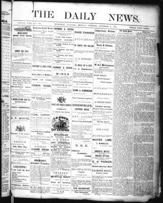 Kingston News (1868), 6 Oct 1873