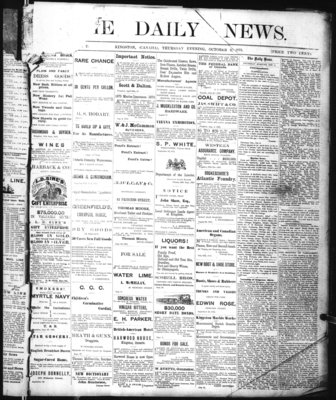 Kingston News (1868), 9 Oct 1873