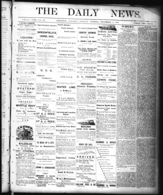 Kingston News (1868), 4 Nov 1873