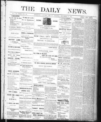 Kingston News (1868), 5 Dec 1873