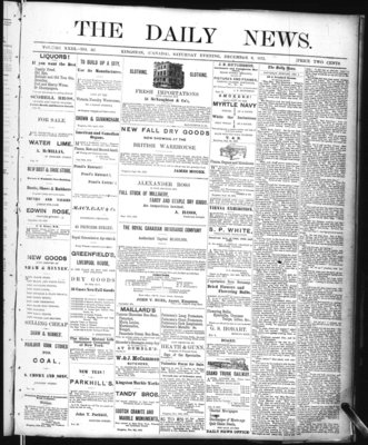 Kingston News (1868), 6 Dec 1873