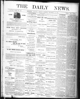 Kingston News (1868), 15 Dec 1873