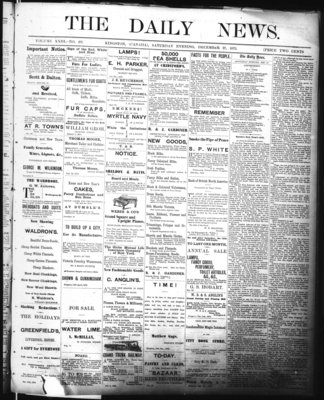 Kingston News (1868), 27 Dec 1873