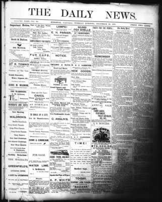 Kingston News (1868), 30 Dec 1873