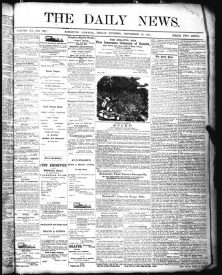 Kingston News (1868), 29 Sep 1871