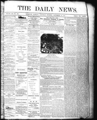 Kingston News (1868), 30 Sep 1871