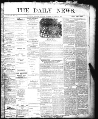 Kingston News (1868), 9 Oct 1871