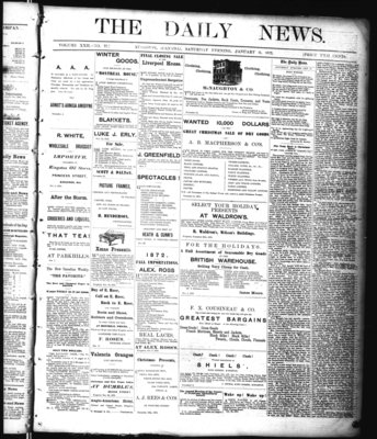 Kingston News (1868), 11 Jan 1873