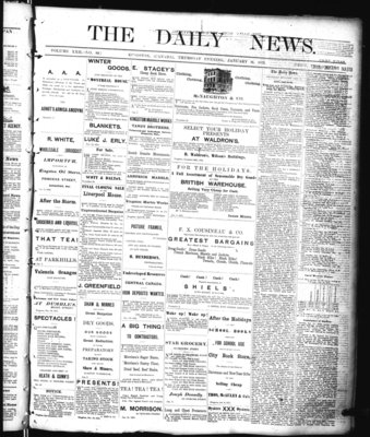 Kingston News (1868), 16 Jan 1873