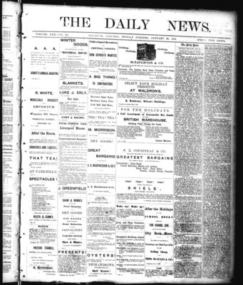 Kingston News (1868), 20 Jan 1873