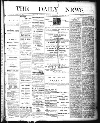 Kingston News (1868), 27 Jan 1873