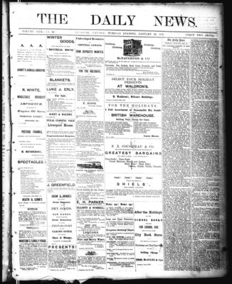 Kingston News (1868), 28 Jan 1873