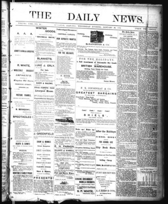 Kingston News (1868), 29 Jan 1873