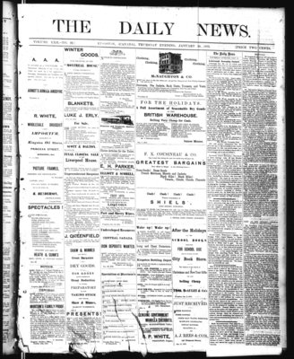 Kingston News (1868), 30 Jan 1873