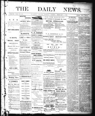 Kingston News (1868), 4 Feb 1873