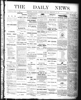 Kingston News (1868), 15 Feb 1873