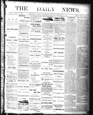 Kingston News (1868), 19 Feb 1873