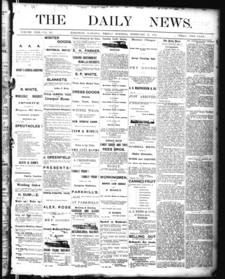 Kingston News (1868), 21 Feb 1873