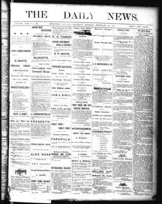 Kingston News (1868), 22 Feb 1873