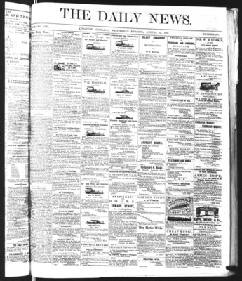 Kingston News (1868), 12 Aug 1868