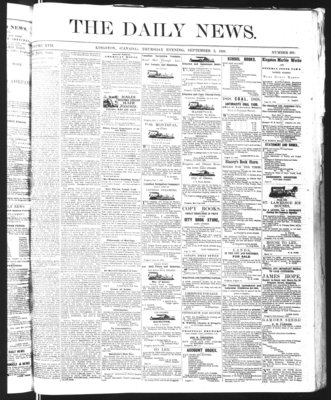 Kingston News (1868), 3 Sep 1868