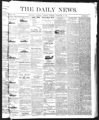 Kingston News (1868), 8 Sep 1868