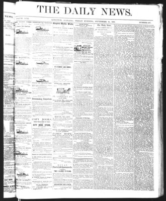 Kingston News (1868), 11 Sep 1868