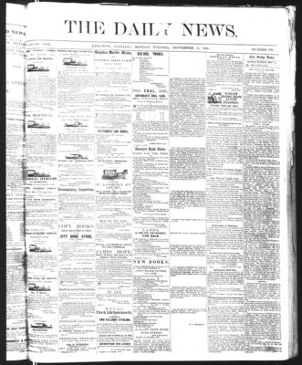 Kingston News (1868), 14 Sep 1868