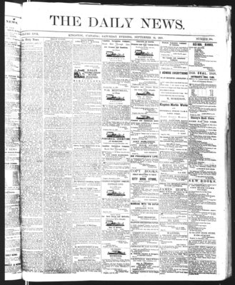 Kingston News (1868), 19 Sep 1868