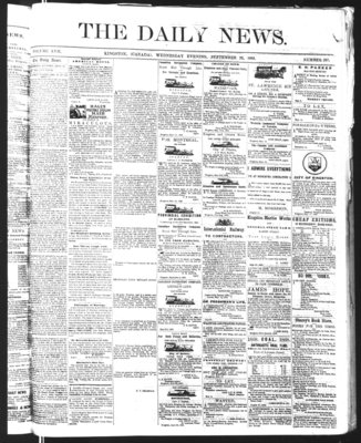 Kingston News (1868), 23 Sep 1868