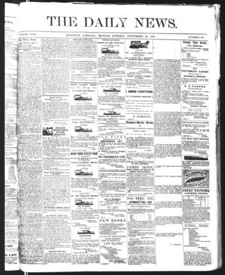 Kingston News (1868), 28 Sep 1868