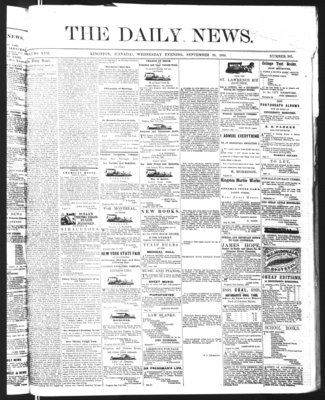 Kingston News (1868), 30 Sep 1868