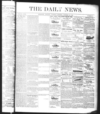 Kingston News (1868), 20 Oct 1868