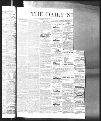 Kingston News (1868), 29 Oct 1868