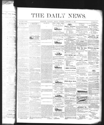 Kingston News (1868), 30 Oct 1868