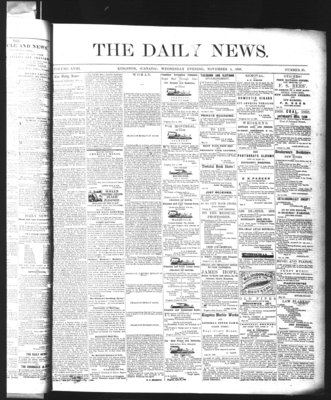 Kingston News (1868), 4 Nov 1868