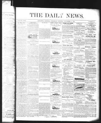 Kingston News (1868), 5 Nov 1868